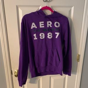 aeropostale purple sweatshirt size medium